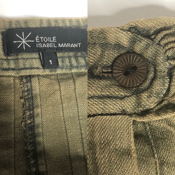 Vintage Isabel Marant Etoile Green Pleated Skirt green - Picture 6 of 8